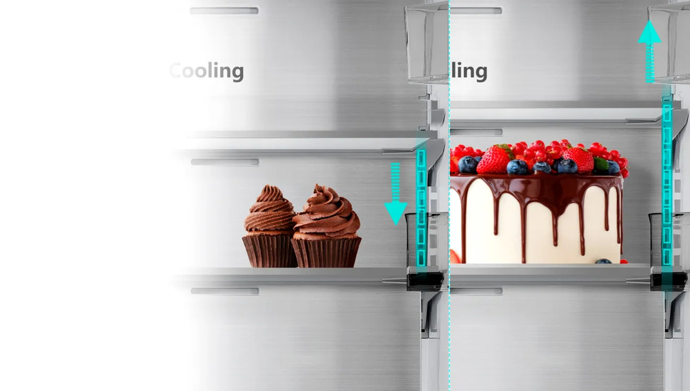 Hisense My Fresh Choice & Cantilever Shelves