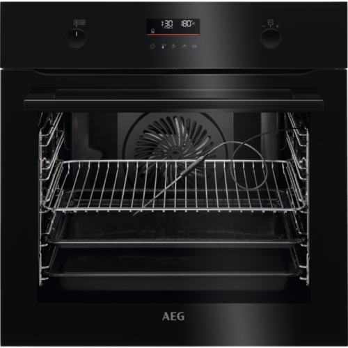 AEG BPK556260B 6000 SteamBake oven with added humidity, pyrolytic self-cleaning