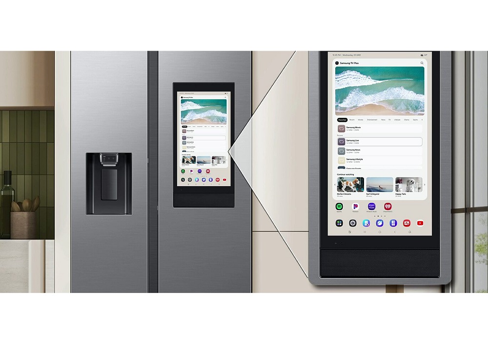 Samsung Family Hub display with View Inside function