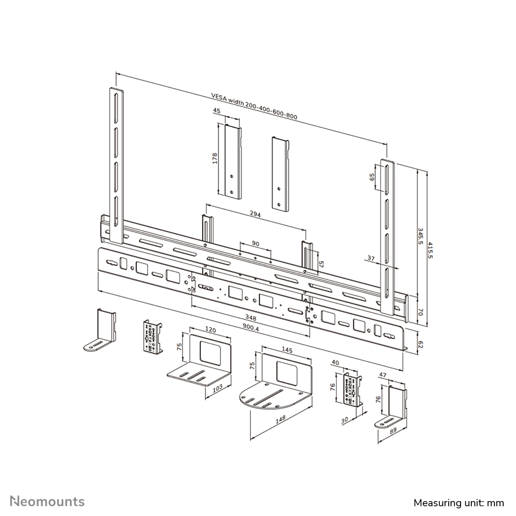 Neomounts AV30-500BL