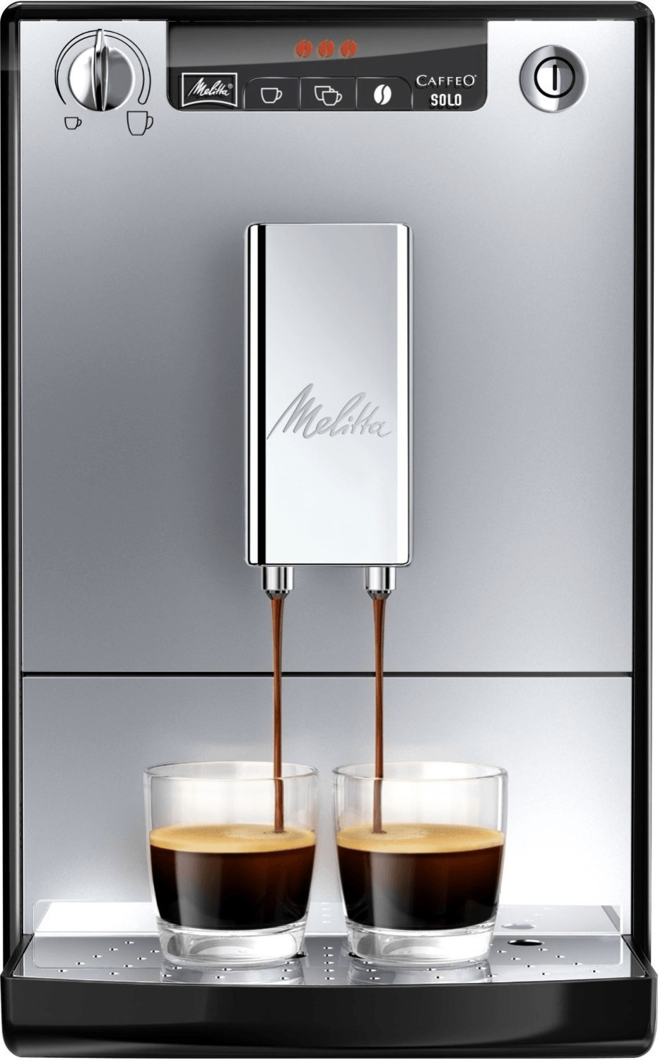 1117PpeFUDGTud6Z Melitta SOLO/E950-103 Kaffeevollautomat CAFFEO , schwarz/silber, EAN:4006508195978 - perfekter Kaffee,