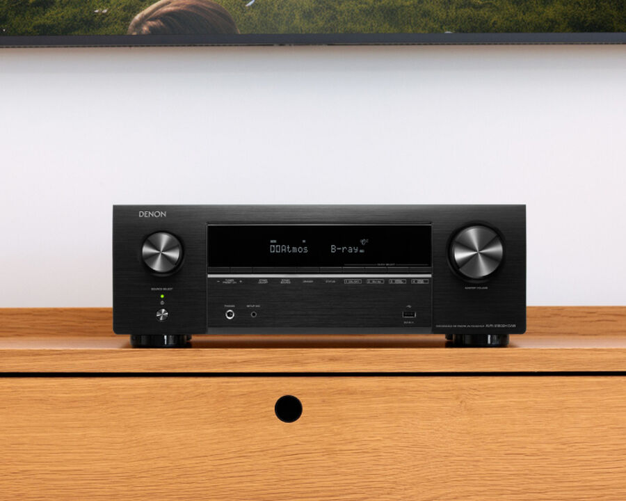 Denon AVRX1800H DAB 7.2 Kanal 175W 8K AV-Receiver mit HEOS® Built-in und DAB+: 0747192140137