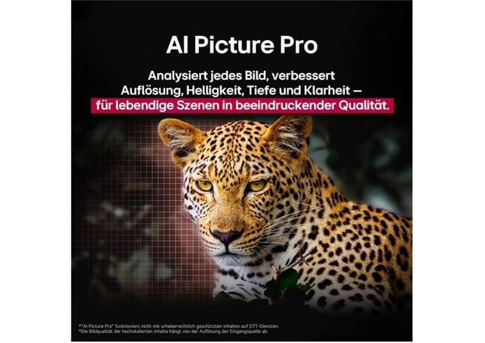 LG α8 Gen2 4K AI-Prozessor Technologie
