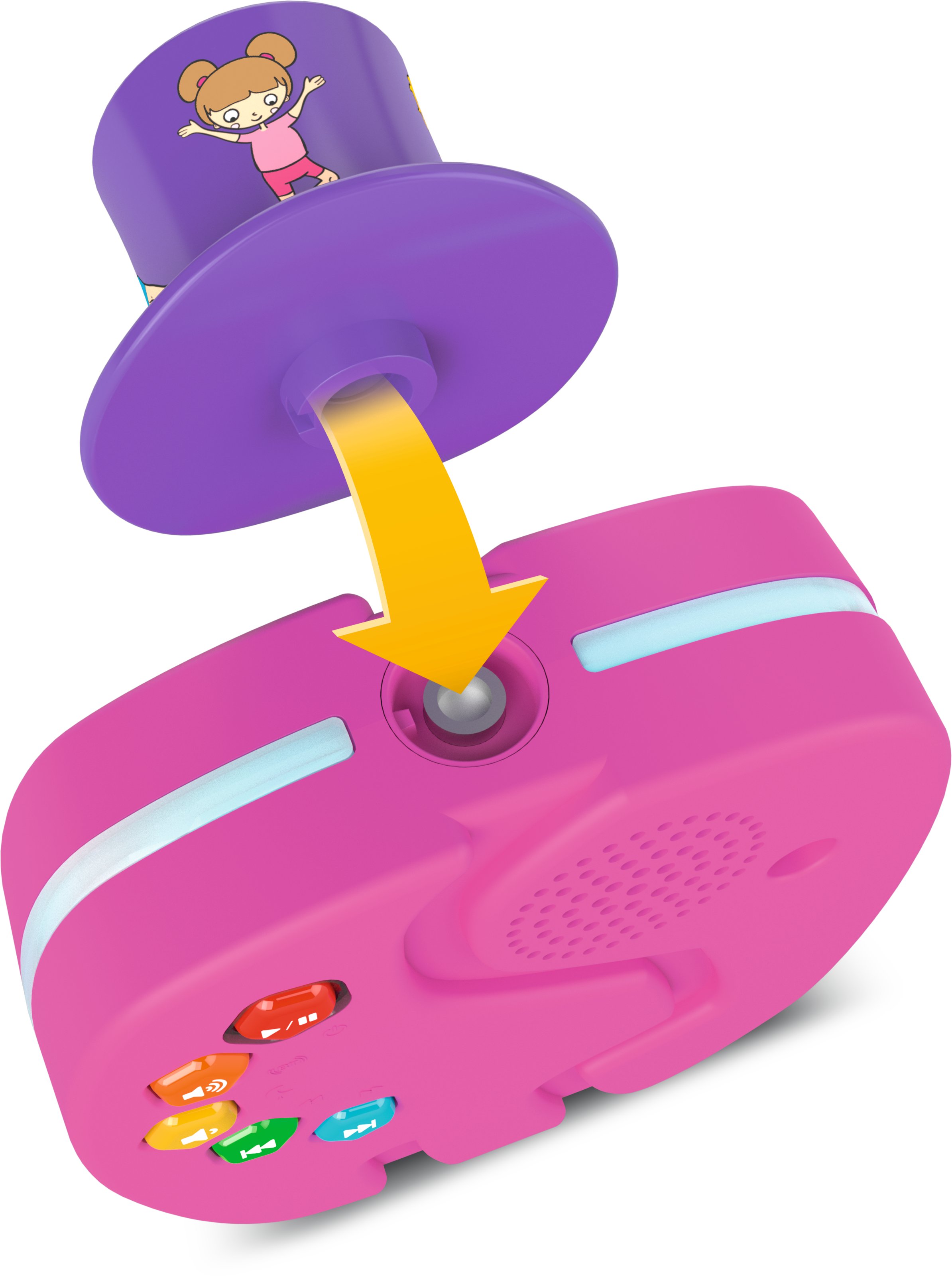 Einfaches Montieren des Häuschens für Kinder TECHNIFANT Bluetooth-Lautsprecher – Kinderleichtes Montieren des Häuschens