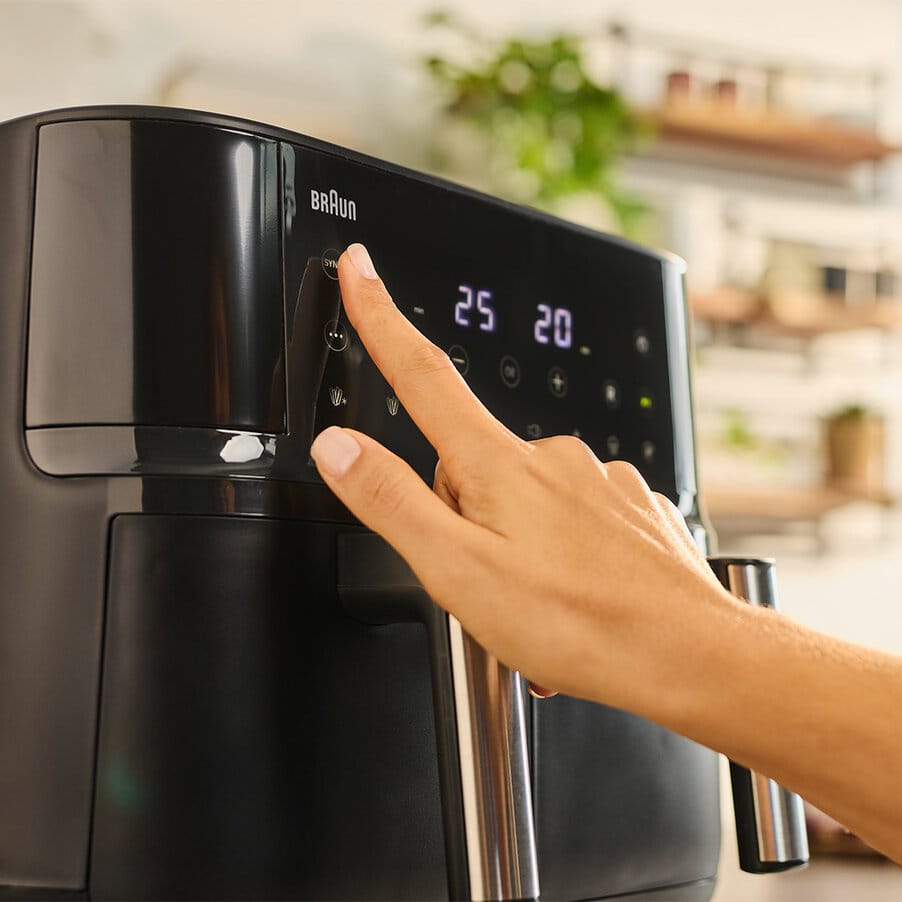 Digitales Touch Display Braun