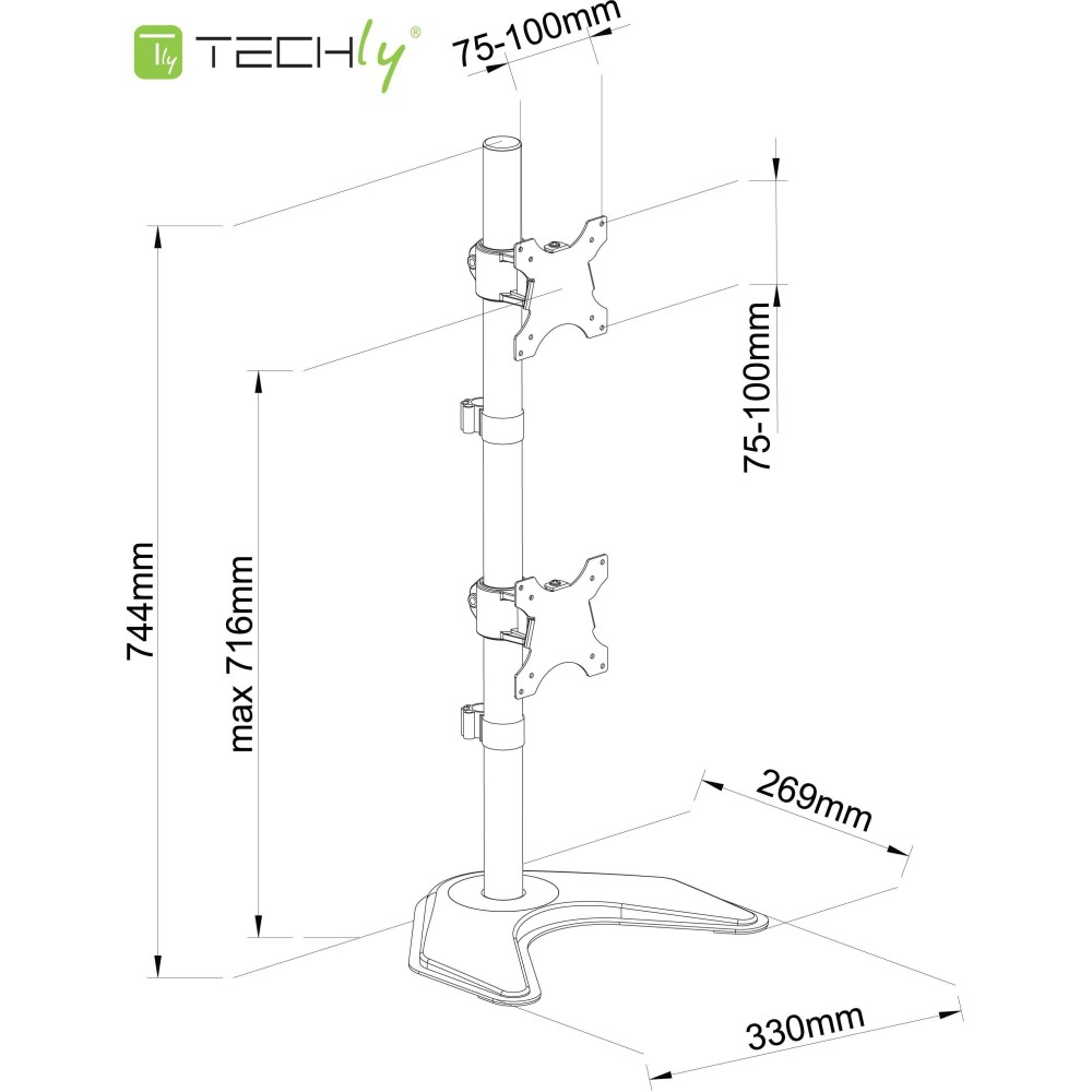 Techly ICA-LCD 2520V
