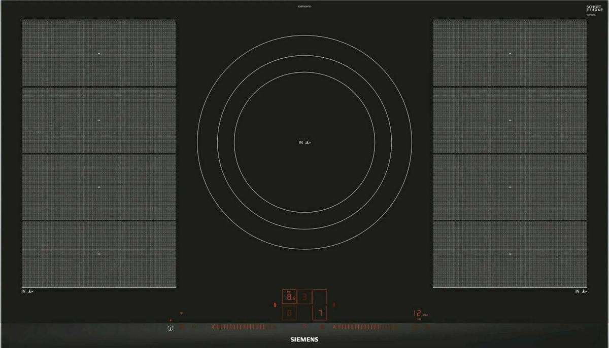 Siemens EX975LVV1E Induktionskochfeld mit powerMove Plus, 90 cm, Schnell & Flexibel