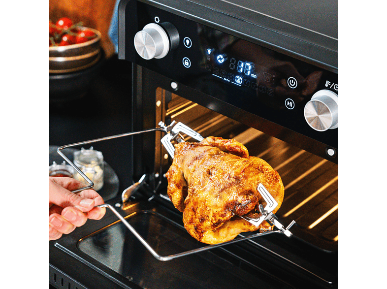 Gastroback 42815 Design Oven Air Fry & Pizza - Rotisserie spit for grilled dishes