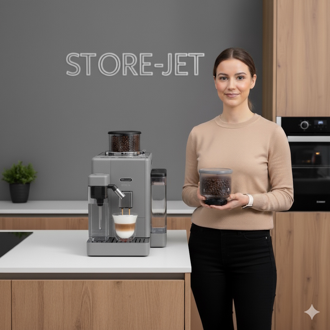Rivelia Kaffeevollautomat mit Bean Switch