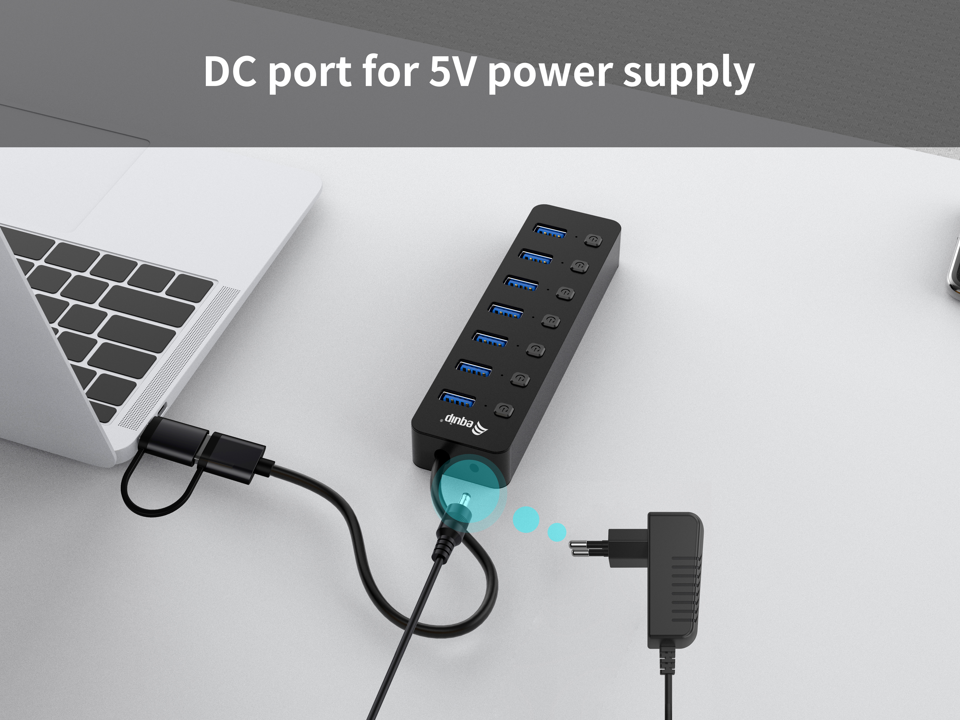 Equip 7-Port USB 3.2 Gen 1 Hub