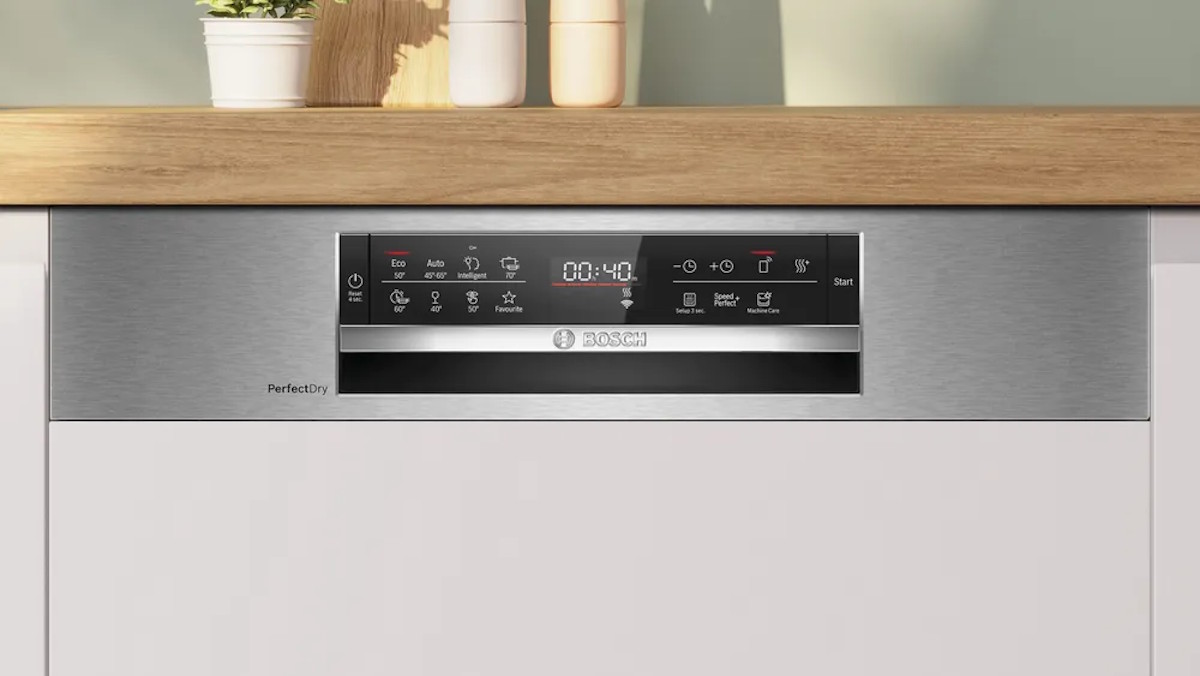 Bosch SMI6ZCS16E Einbau-Geschirrspüler, Detailansicht Bedienfeld