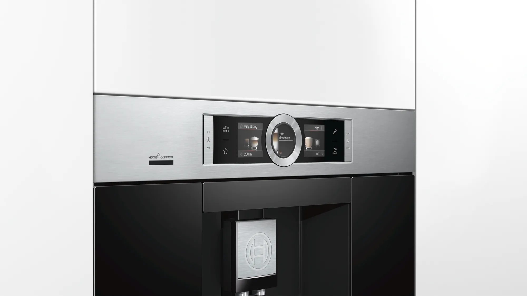 BOSCH Serie 8 Einbau-Kaffeevollautomat Edelstahl CTL636ES6