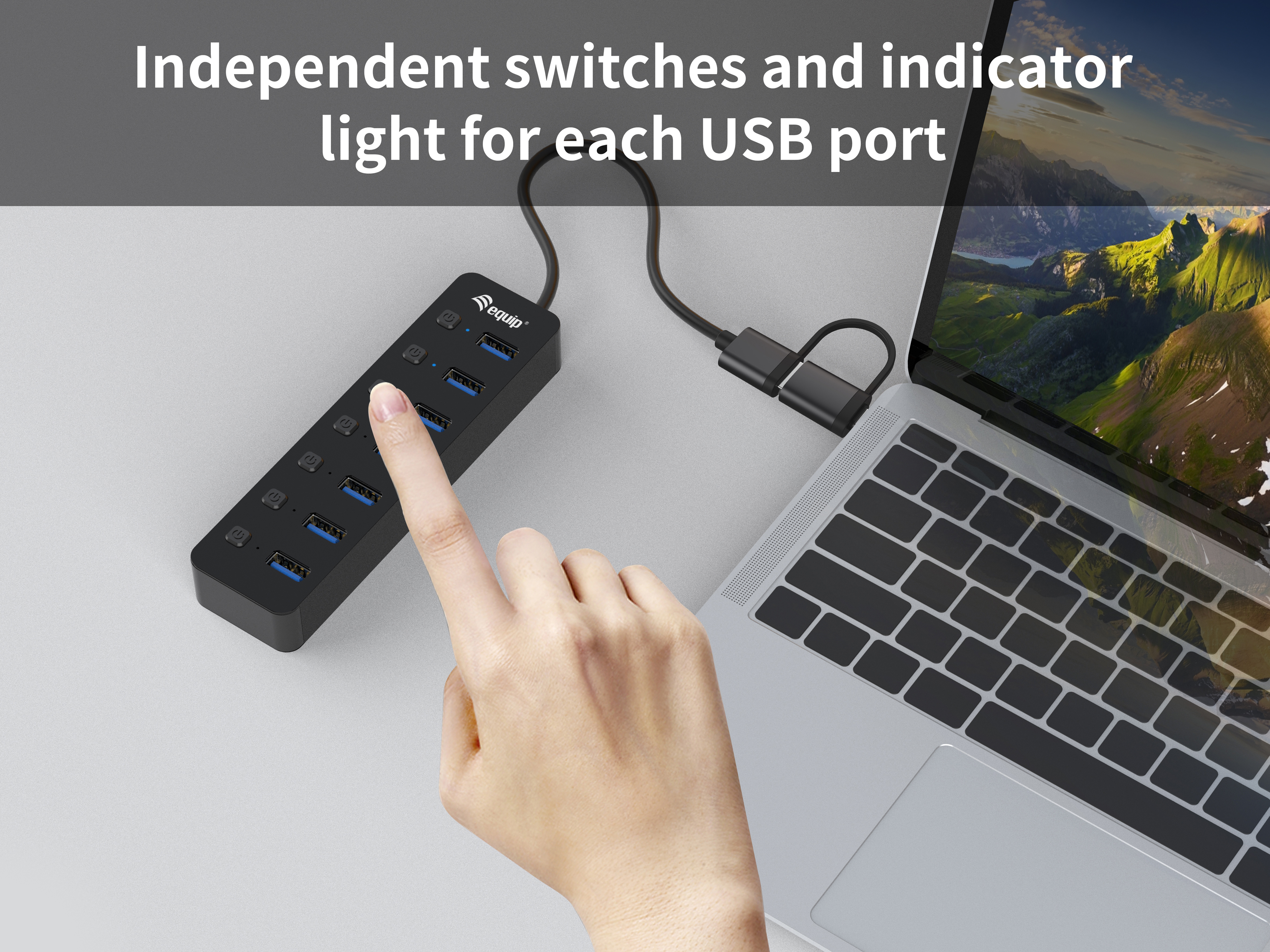 Equip 7-Port USB 3.2 Gen 1 Hub