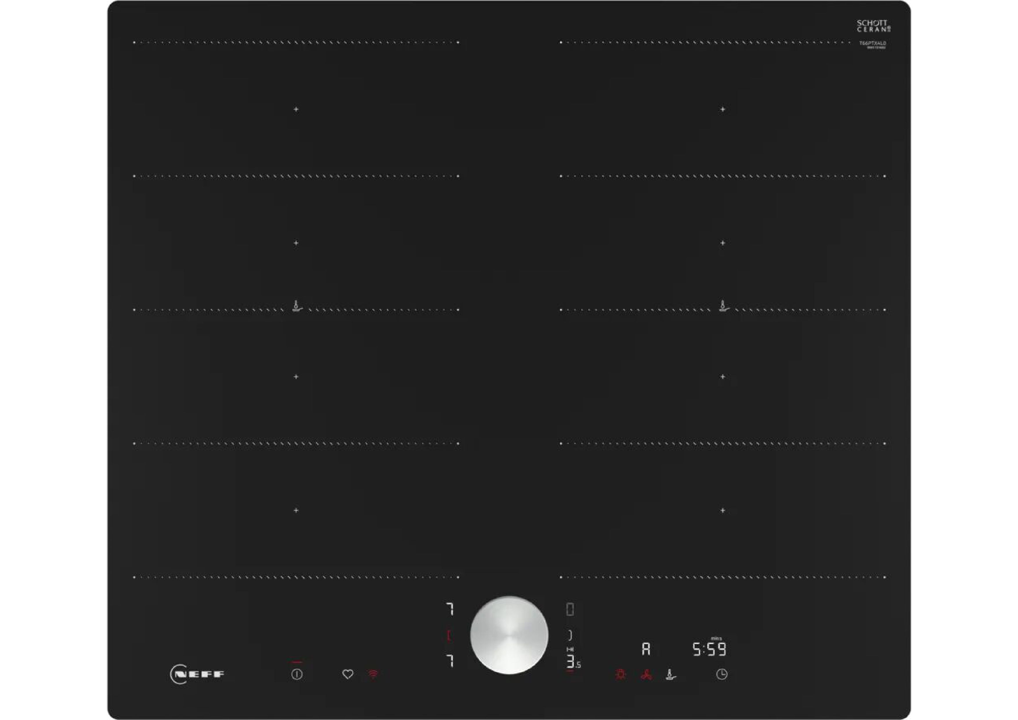 Neff Induktionskochfeld T66PTX4L0 Übersicht