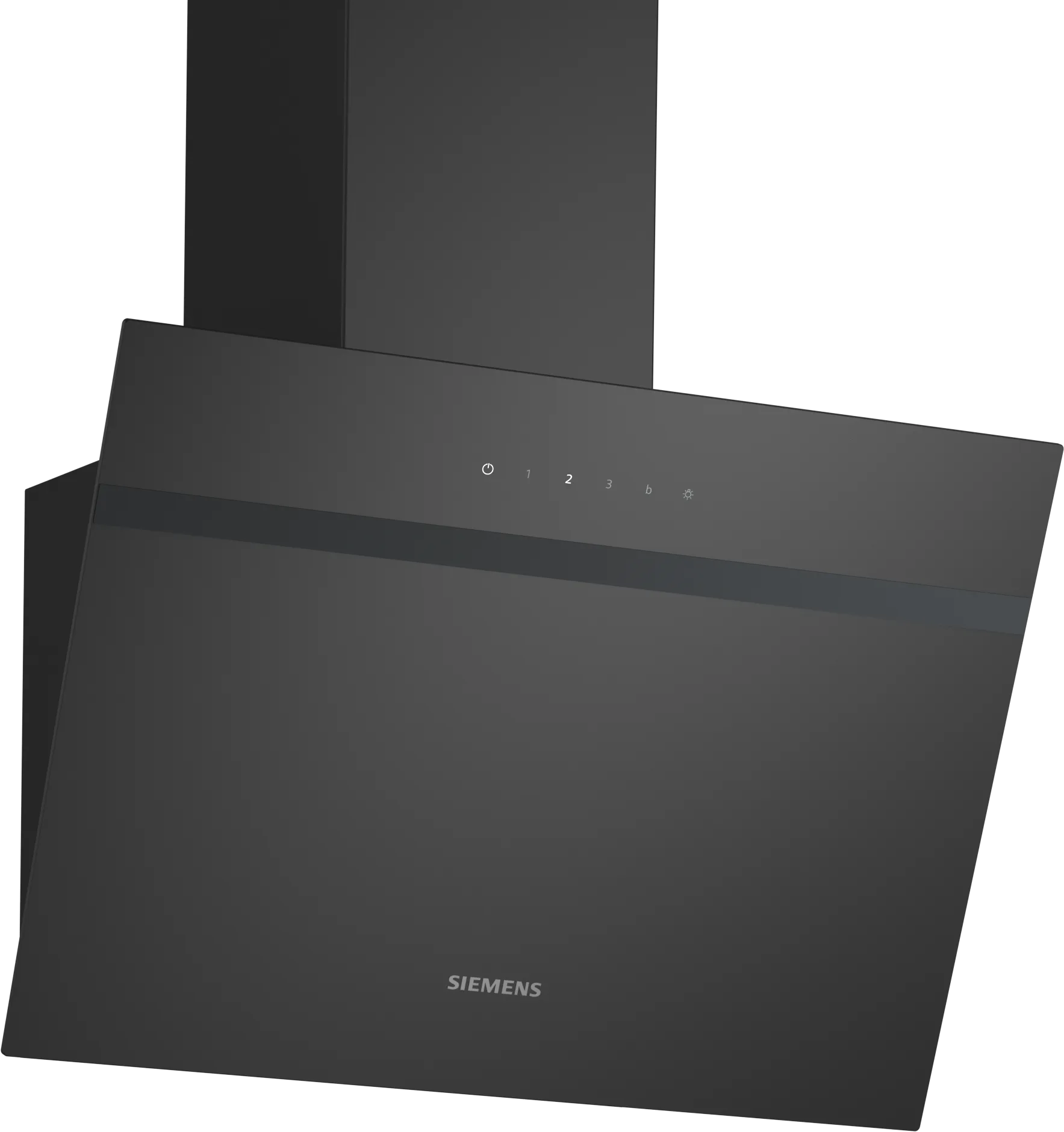 1OxBJw7jIVawUe Siemens LC65KDK60 iQ100 Wandesse: Elegante Kopffrei-Dunstabzugshaube in Schwarz mit innovativer Technik (60 cm, Klarglas) | EAN: 4242003936580