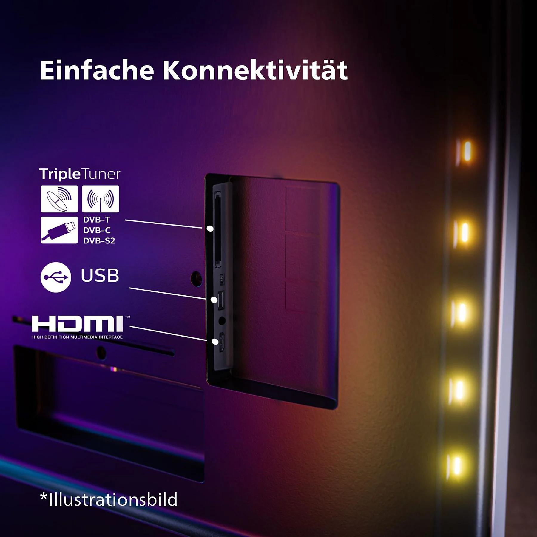 Philips 43PUS8108 4K LED Ambilight TV, 43 Zoll / 108 cm, UHD 4K, Smart TV