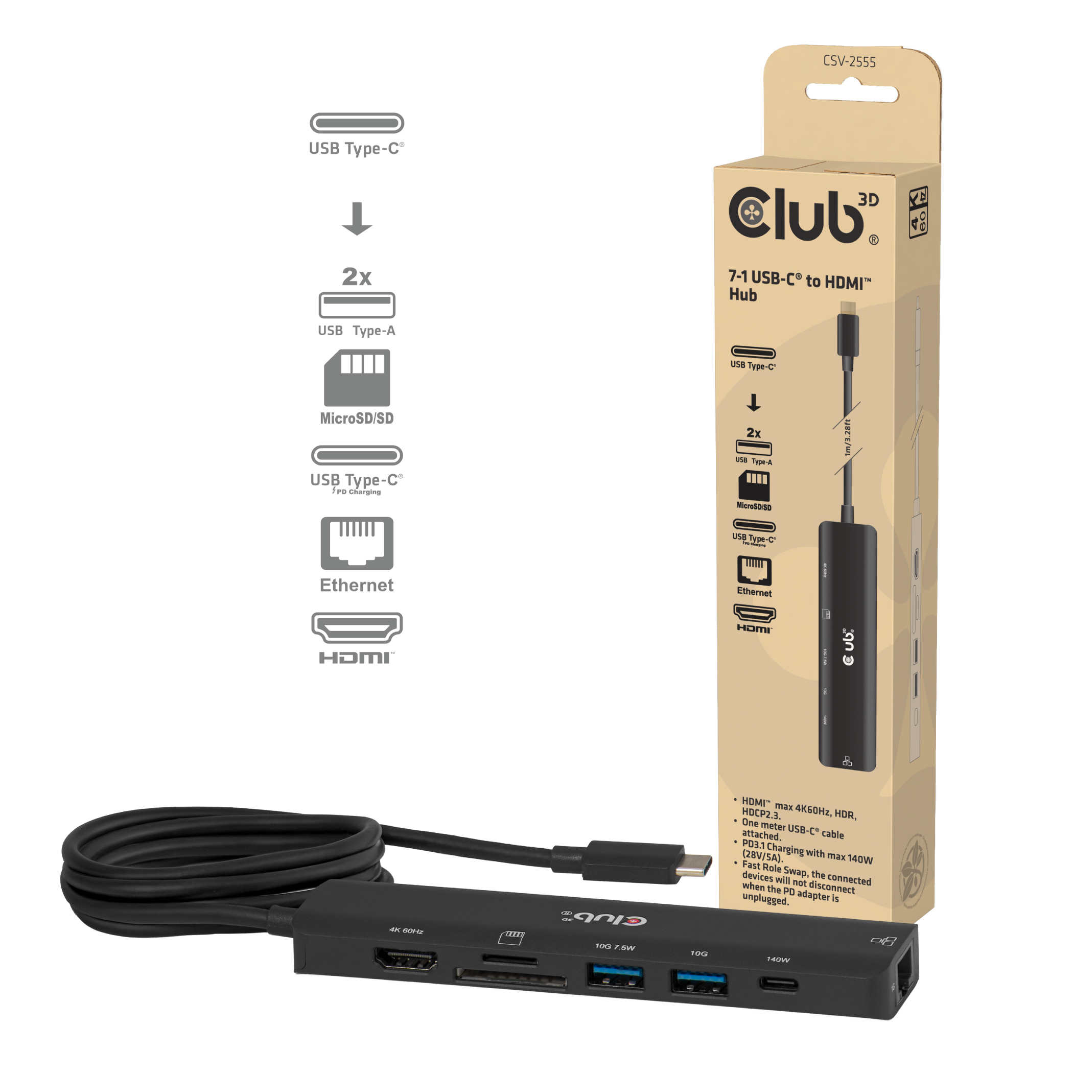 Club 3D CSV-2555