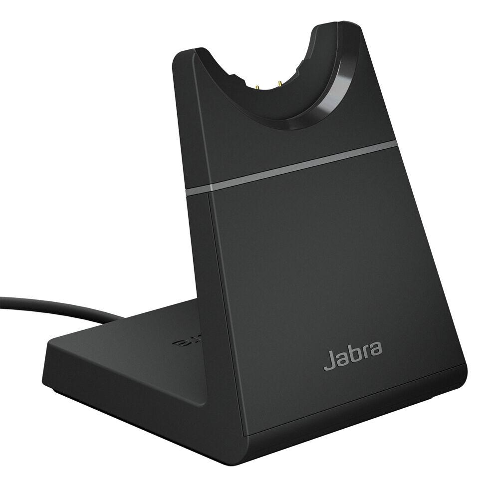 JABRA Evolve2 65 Link 380a USB-C MS Stereo Headset mit Ladestation, black, EAN: 5706991022827