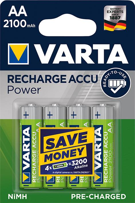 1yRBT96LPTjhRv Varta 56706 Mignon Akku PowerPlay 1,2V/2100mA/Ni-MH 4 Stück