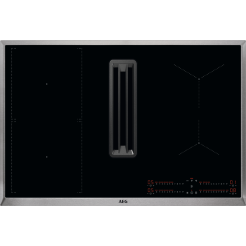 AEG  CCE84543XB Autarkes Kochfeld mit integriertem Dunstabzug / Muldenlüfter / Umluft / 80cm