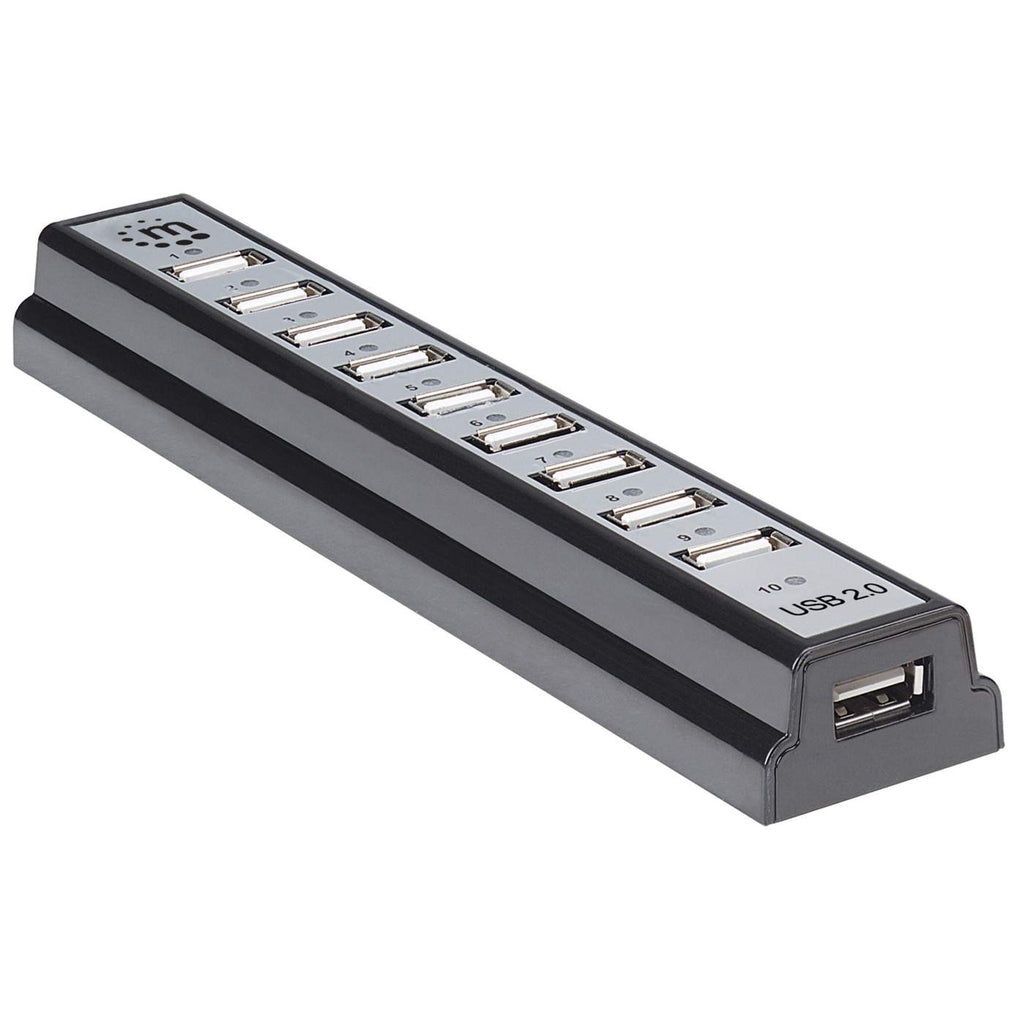 Manhattan Hi-Speed USB 2.0 Desktop Hub 10 Ports