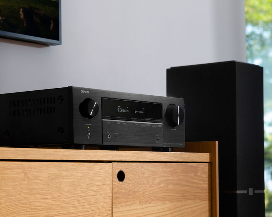 Denon AVRX1800H DAB 7.2 Kanal 175W 8K AV-Receiver mit HEOS® Built-in und DAB+: 0747192140137