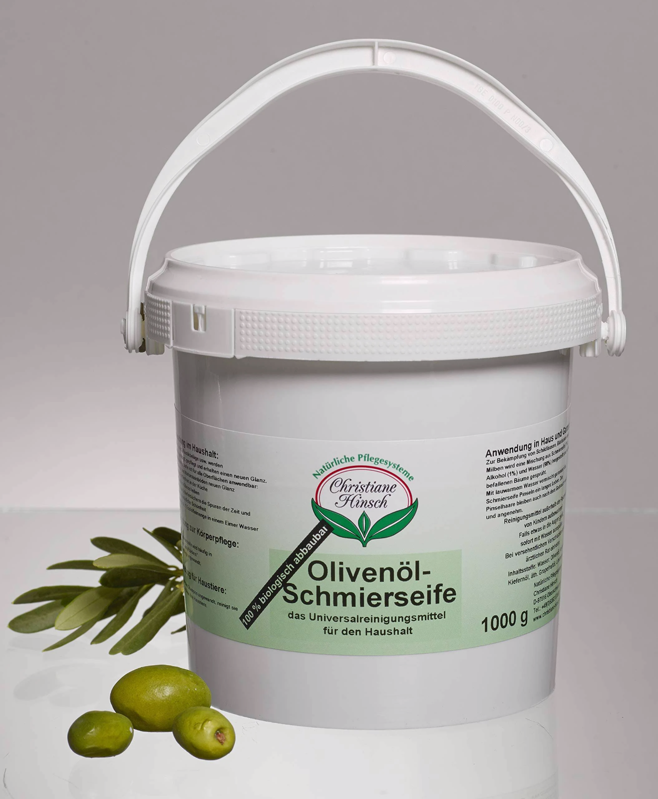 oliv Christiane Hinsch Olivenöl Schmierseife Paste 1 kg