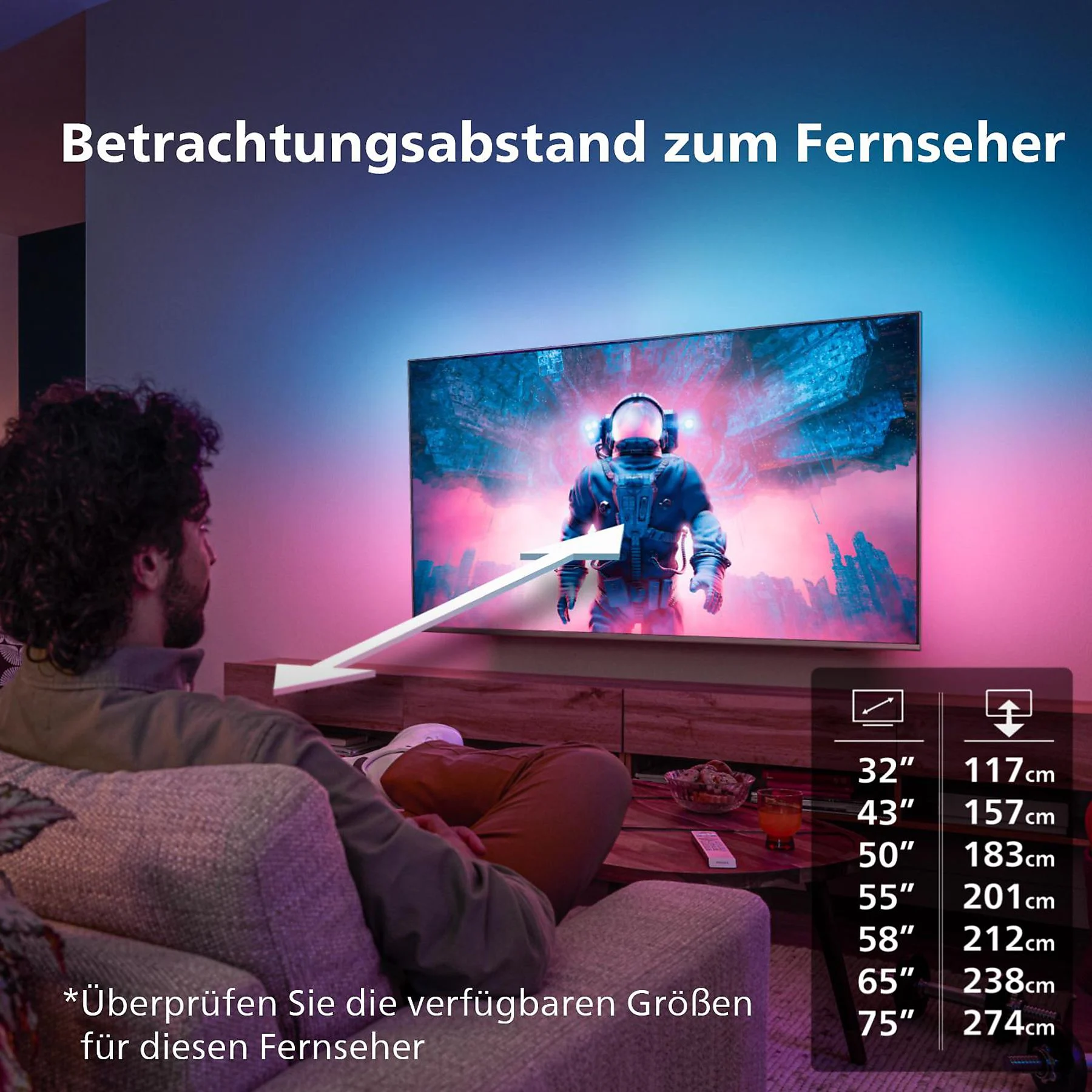 Philips 43PUS8108 4K LED Ambilight TV, 43 Zoll / 108 cm, UHD 4K, Smart TV