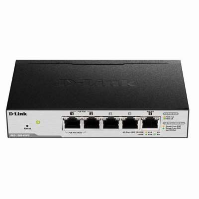 D-Link 5-Port Gigabit Smart Managed Switch mit PoE Passthrough