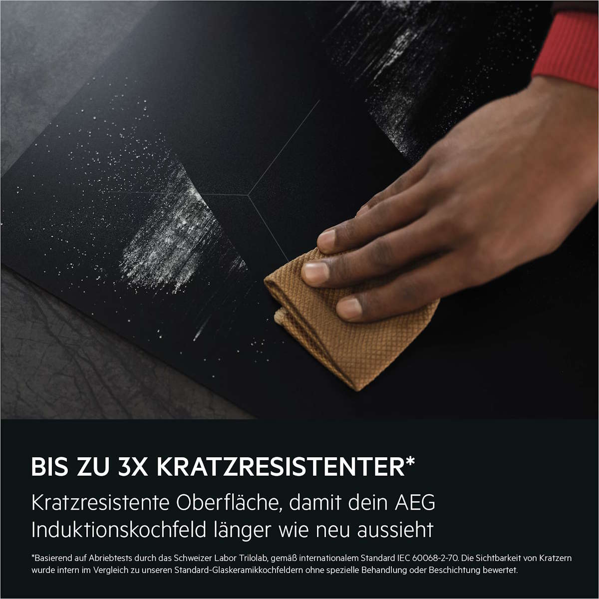 AEG SaphirMatt surface scratch resistance comparison