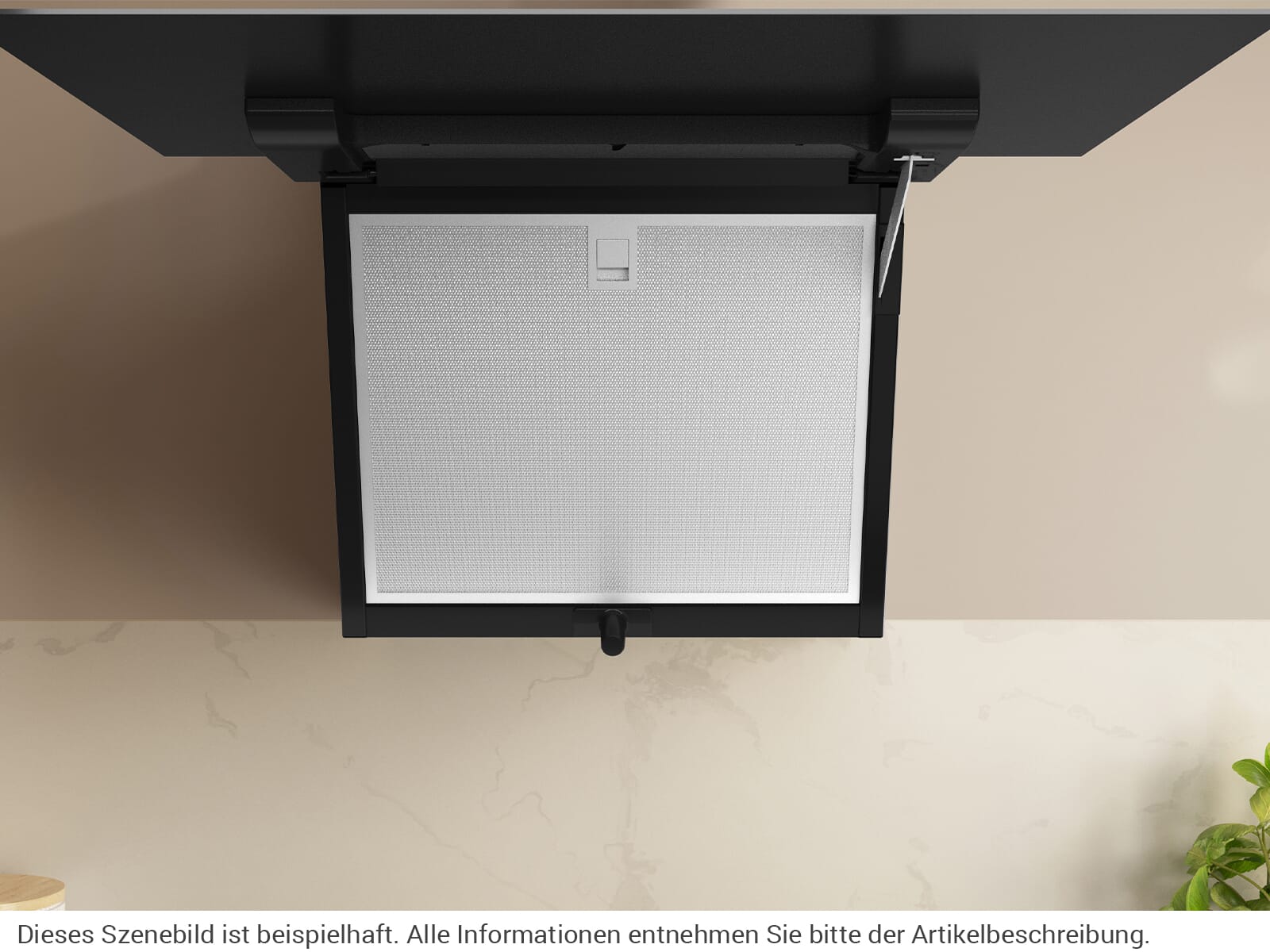 Neff D65JFN1S0 Flachschirmhaube Edelstahl Szenebild Metallfilter
