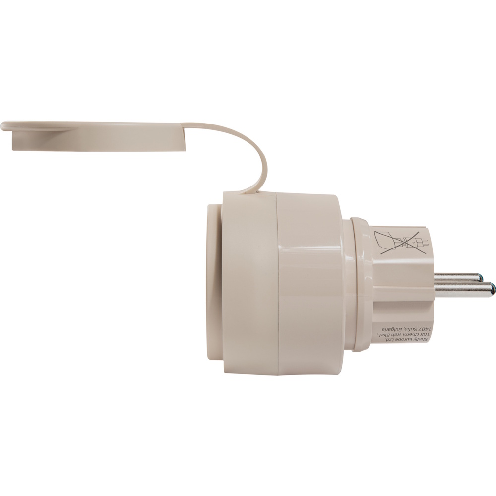 Shelly Outdoor Plug S Gen3 Smart-Steckdose | Matter-zertifiziert | IP44 wetterfest | Energiemessung | WLAN-Repeater & BLE-Gateway | Mokka