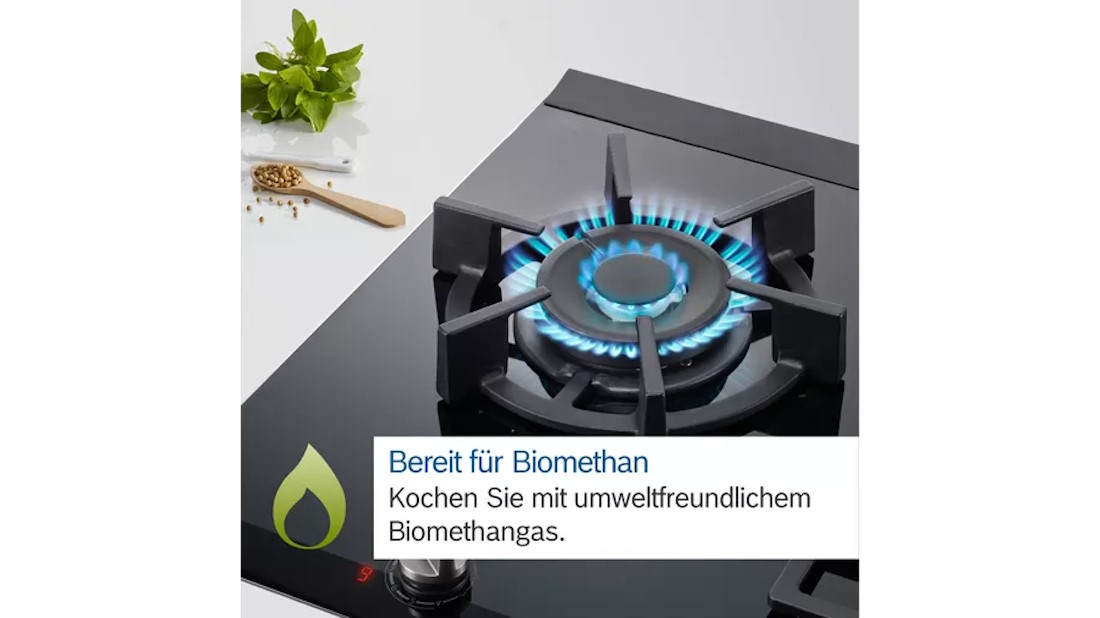 BOSCH_PRS9A6B70D_1_10 Präzise Hitzekontrolle: Mit FlameSelect erreichst du mühelos die gewünschte Kochtemperatur für jedes Gericht.