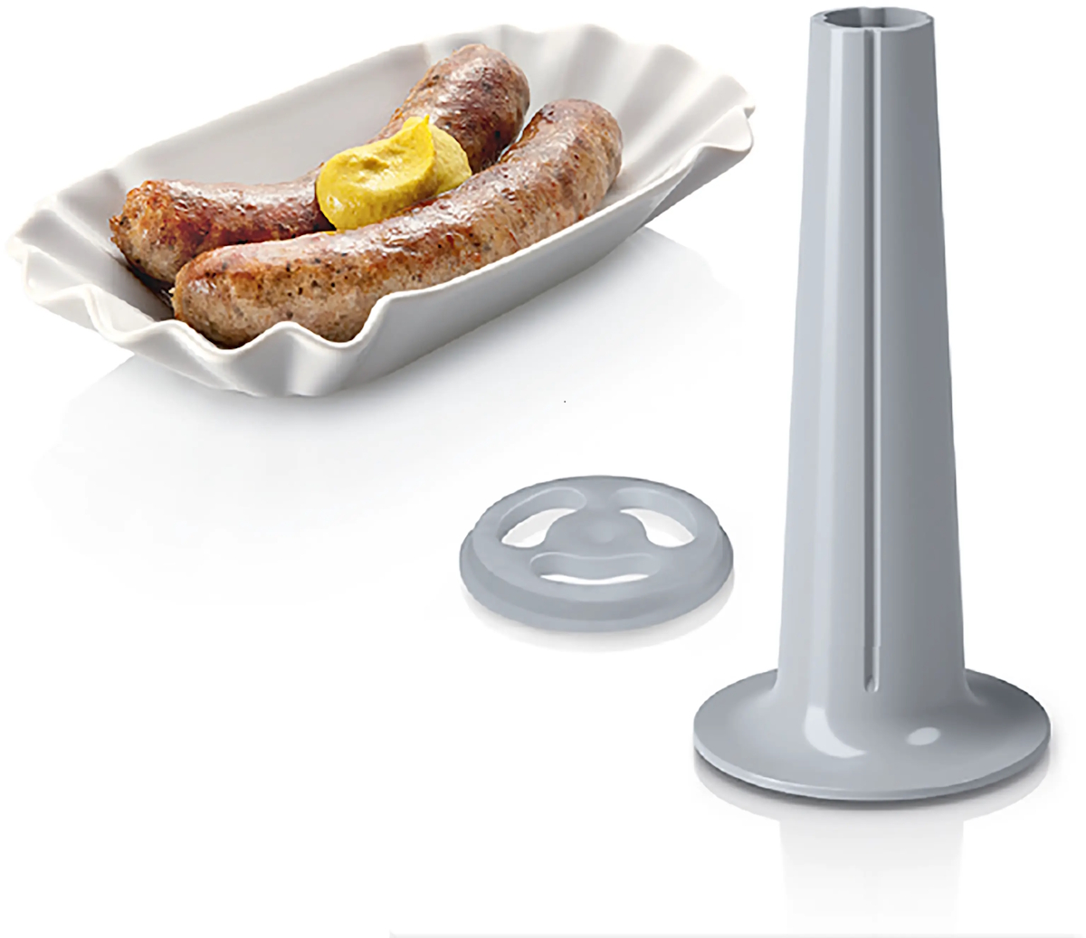 Bosch MFW67440 ProPower Fleischwolf 2000W – inkl. Wurststopfer & Durchlaufschnitzler, 3,5 kg/min