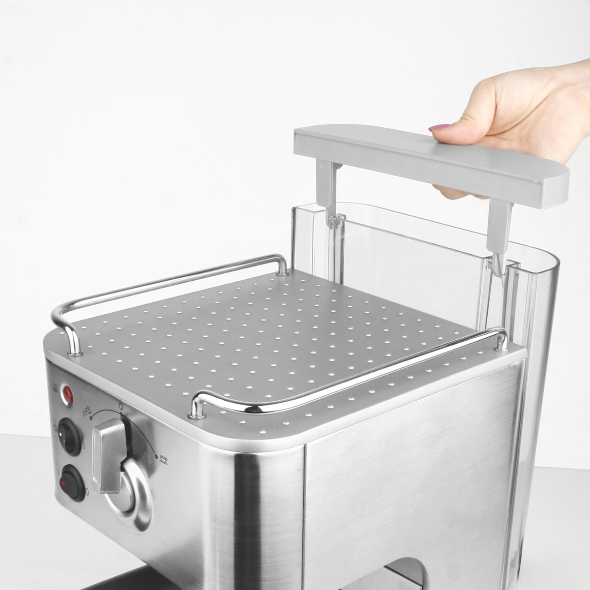 Abnehmbarer Wassertank Gastroback 42606 Siebträgermaschine, herausnehmbarer Wassertank für einfache Reinigung