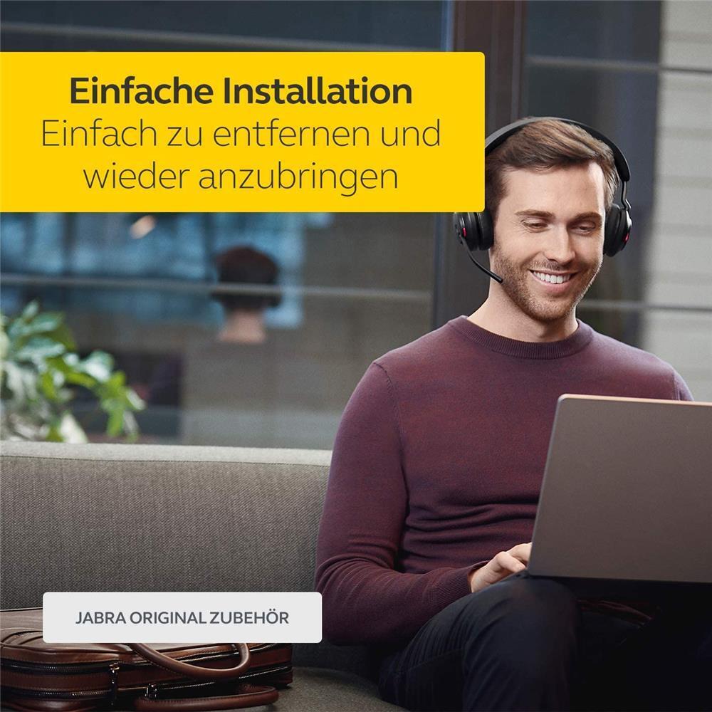 Jabra E2 65Flex Ohrpolster: Weicher Schaumstoff für höchsten Tragekomfort. Austauschbar für optimale Hygiene. Schwarz. 1 Paar.