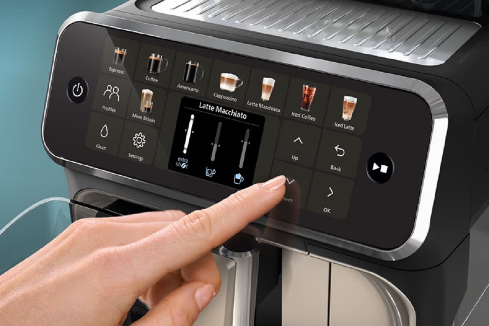 Intuitives Touch-Display – einfache Bedienung Philips EP5547/90 Series 5500 Touch-Display Detailansicht