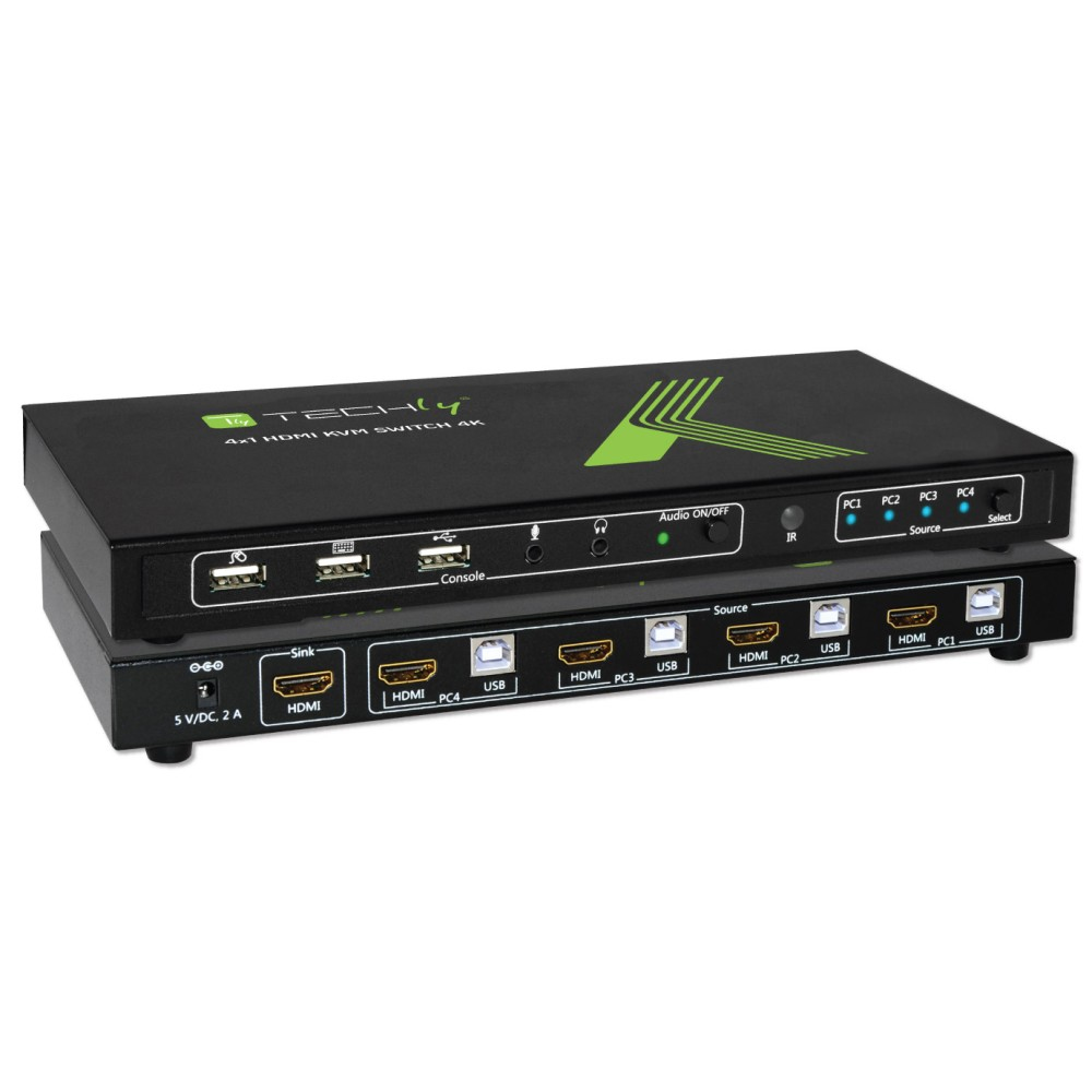 Techly IDATA-KVM-HDMI4U