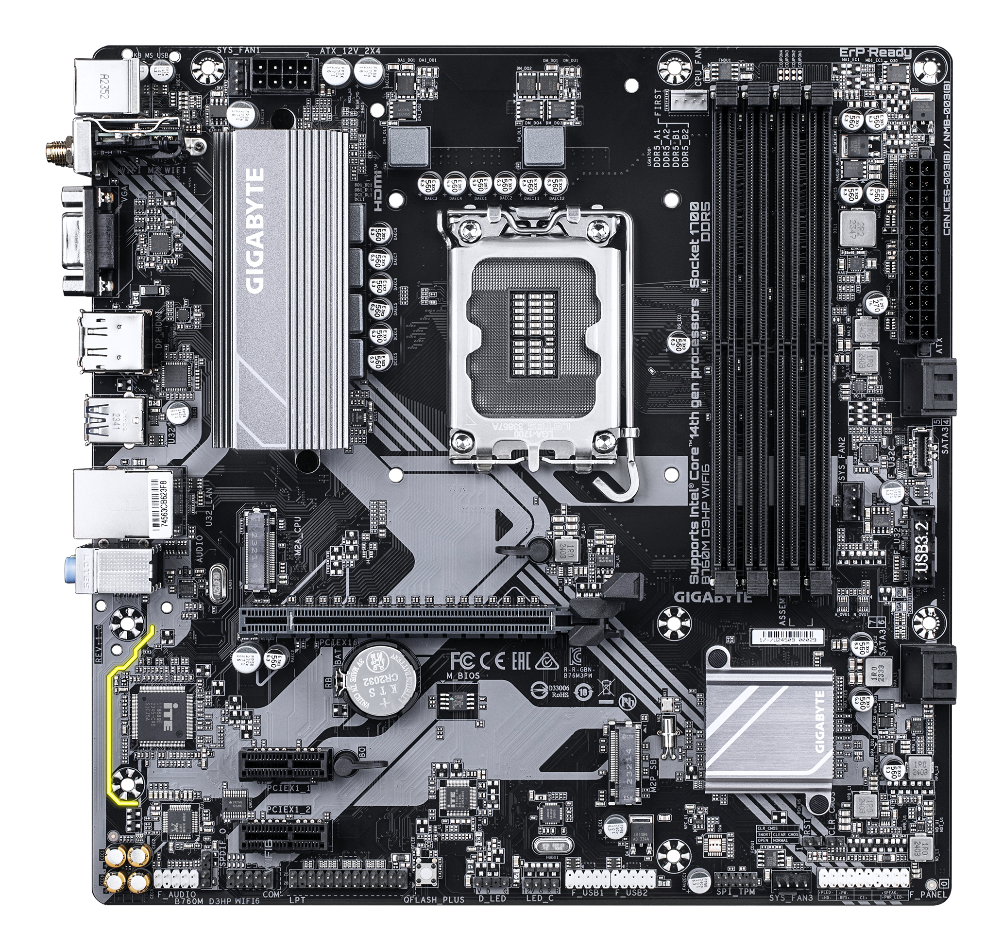 GIGABYTE B760M D3HP WIFI6