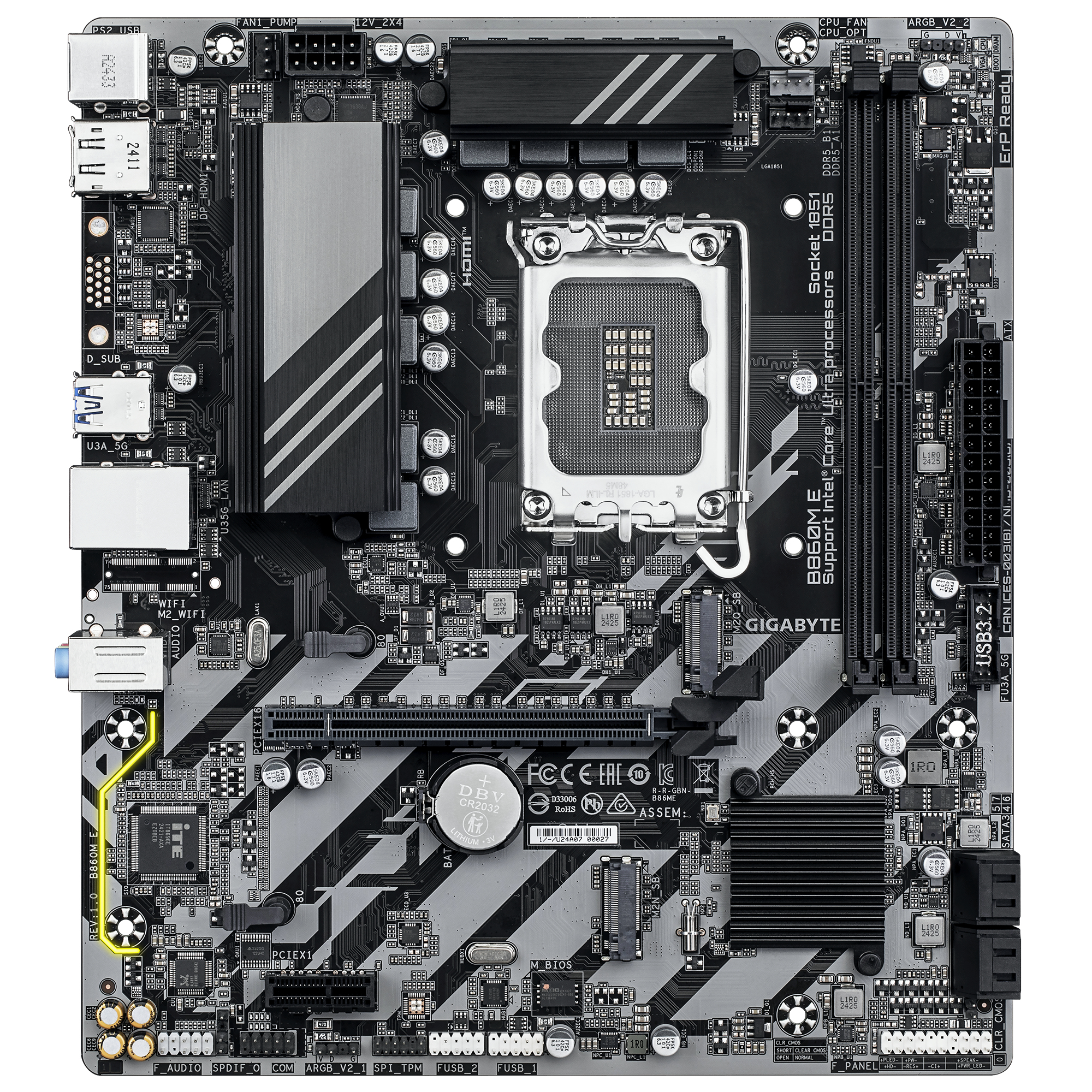 GIGABYTE B860M E
