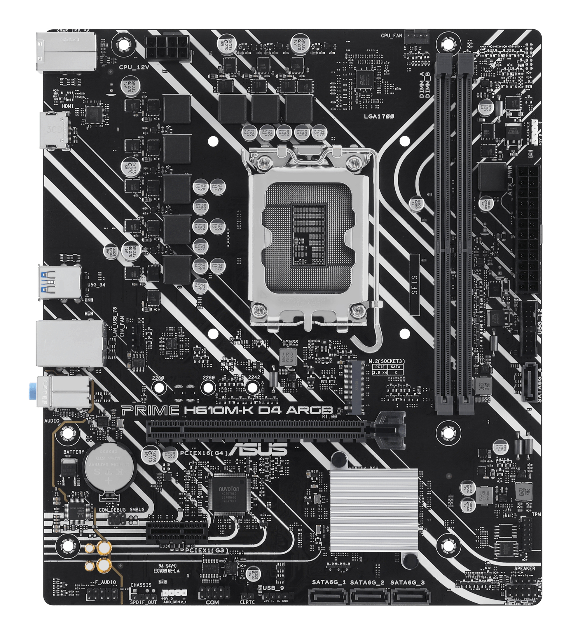 ASUS PRIME H610M-K D4 ARGB