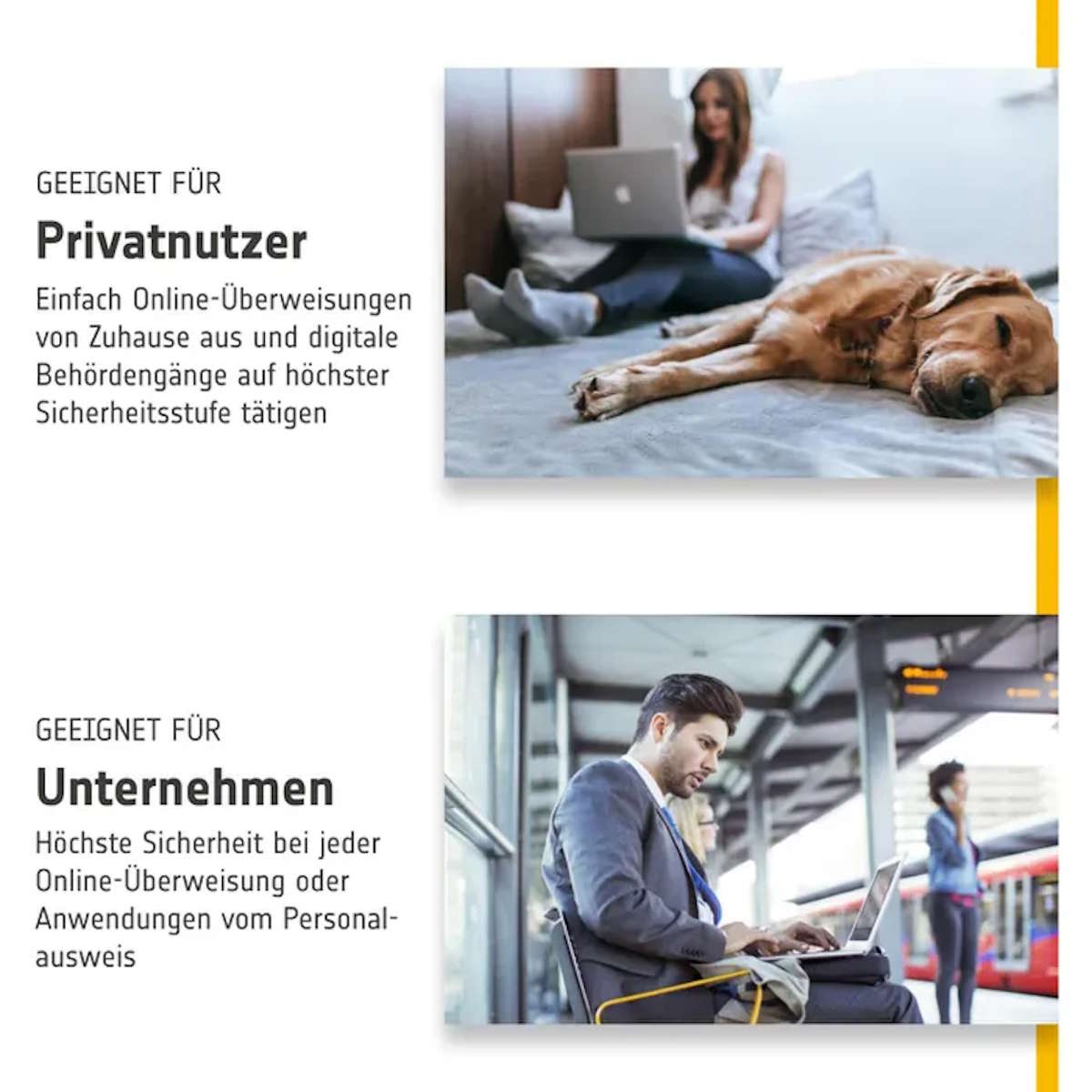 Nutzung des cyberJack RFID standard im privaten und geschäftlichen Bereich