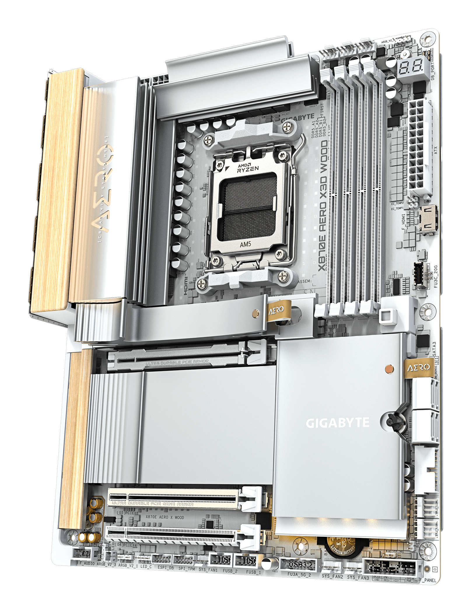 Gigabyte X870E AERO X3D WOOD