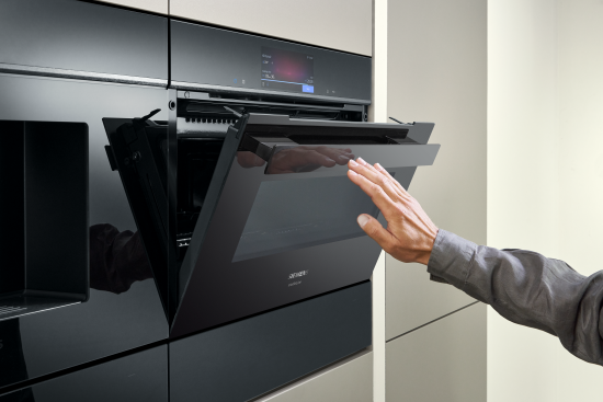 Siemens CD714GXB1 iQ700 Dampfgarer Schwarz- Edelstahl, 3D Heissluft Plus, Elektronikuhr| EAN: 4242003901021