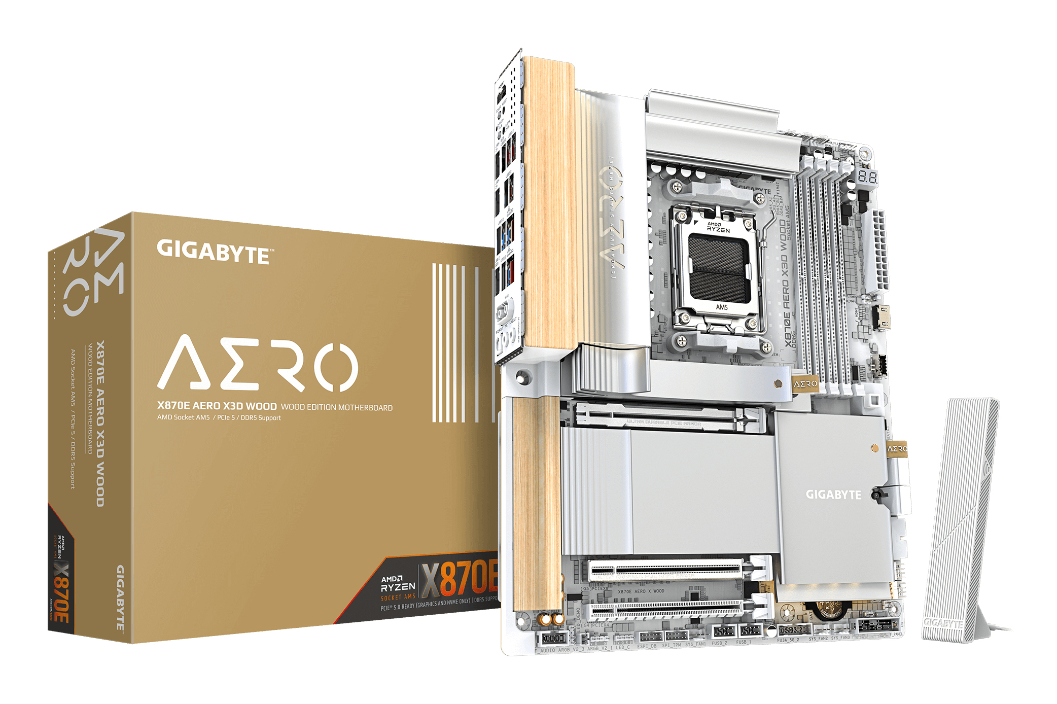 Gigabyte X870E AERO X3D WOOD