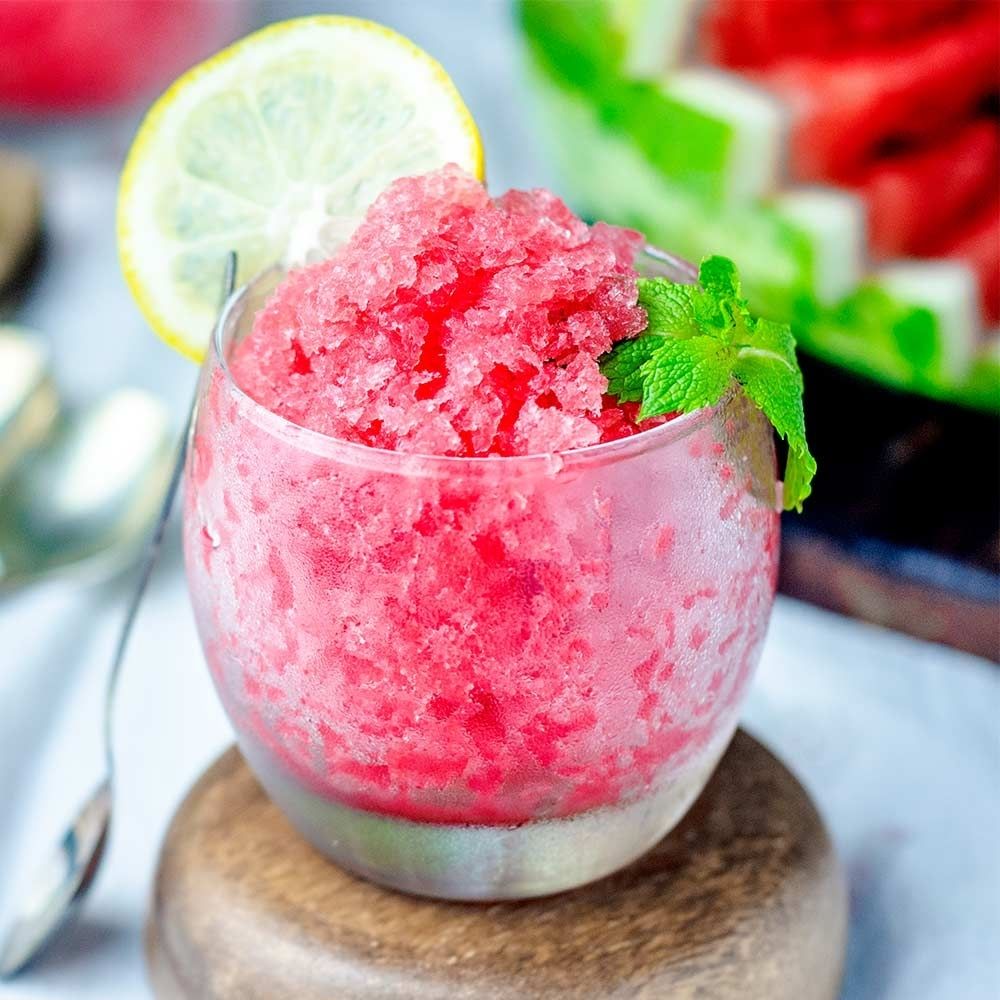 Gastroback Design Ice Shaver – Beispiel für eine servierte Eiskreation