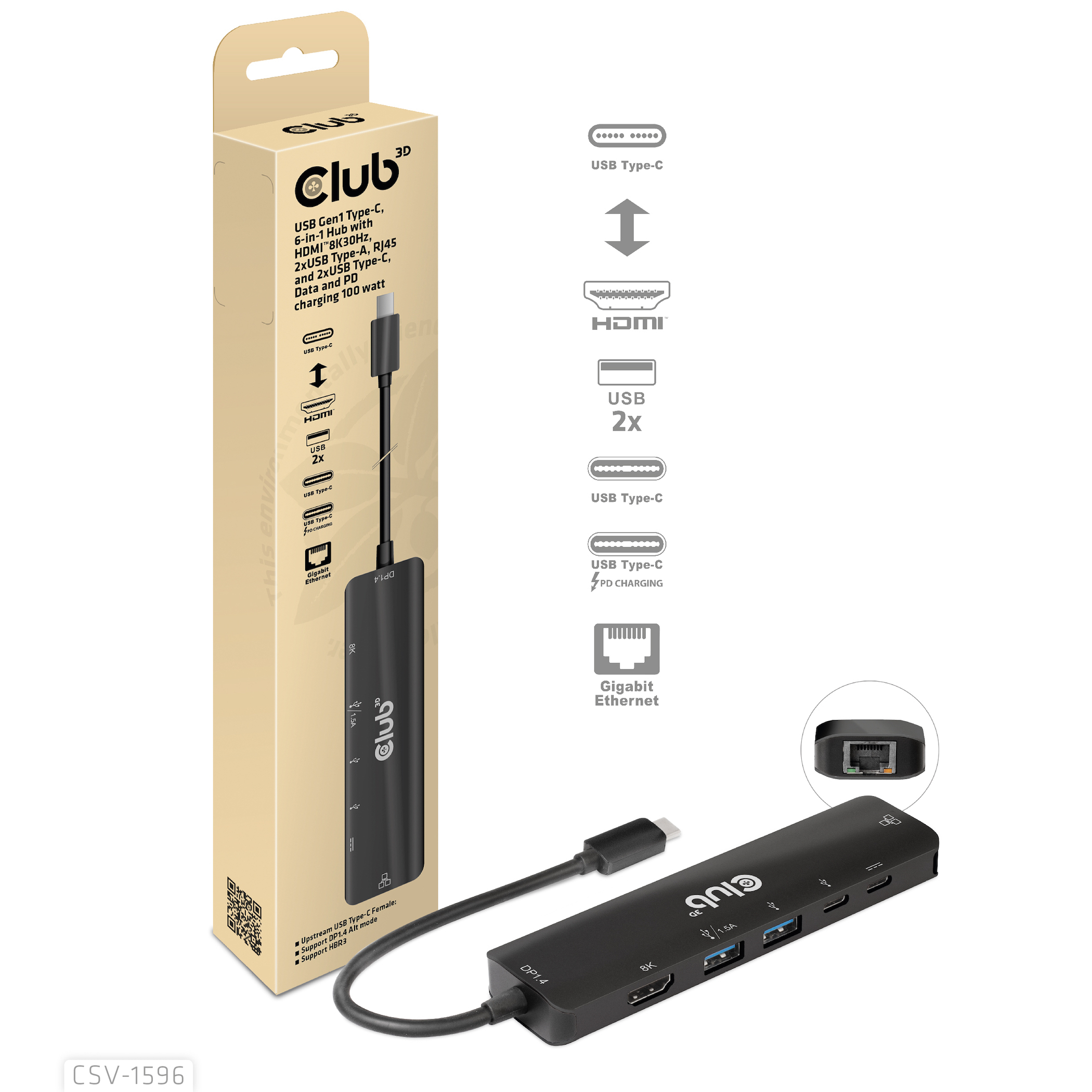 Club 3D CSV-1596