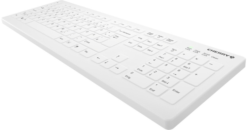 Contour Design Active Key AK-C8112 Medical Keyboard RF Wireless AZERTY French White