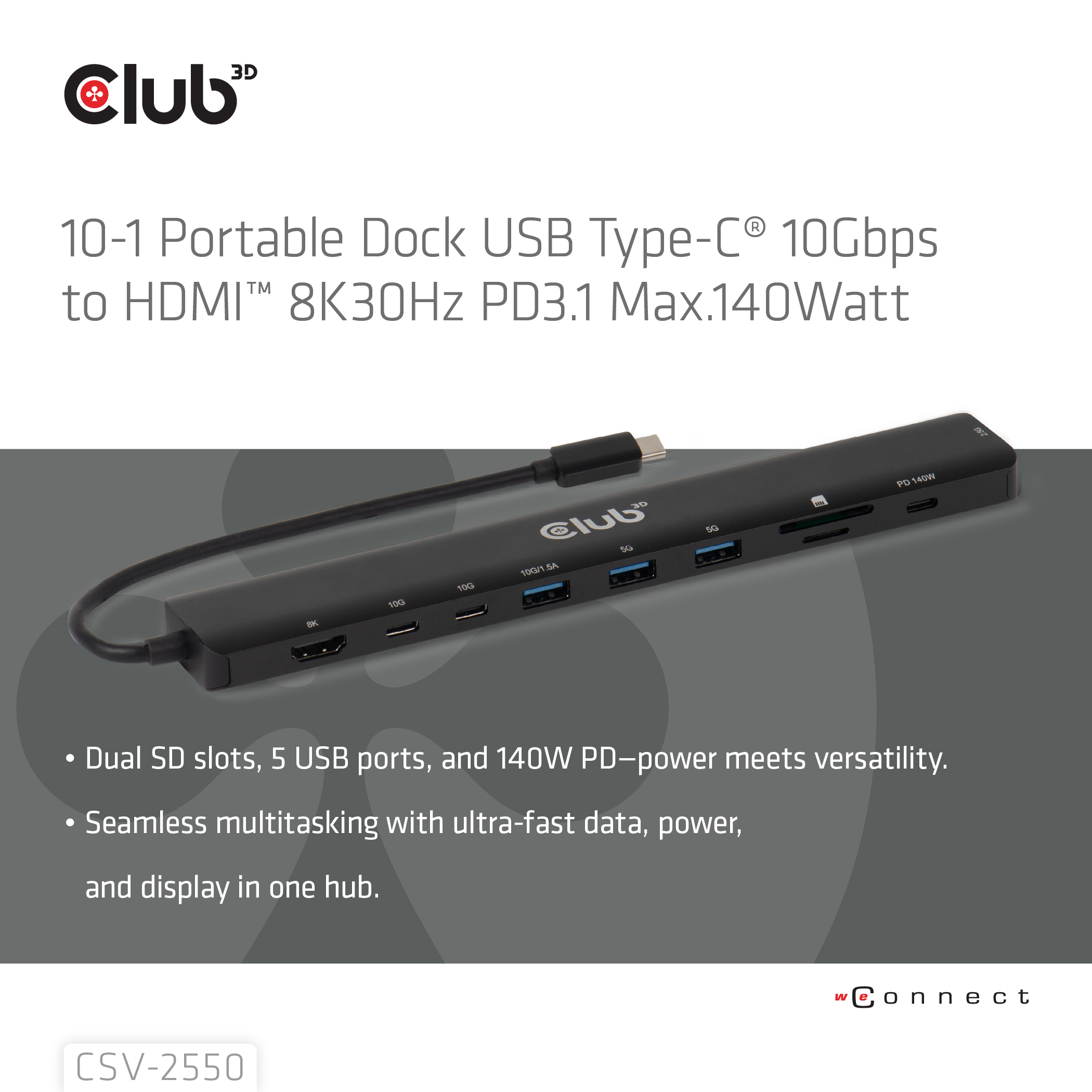 Club 3D CSV-2550