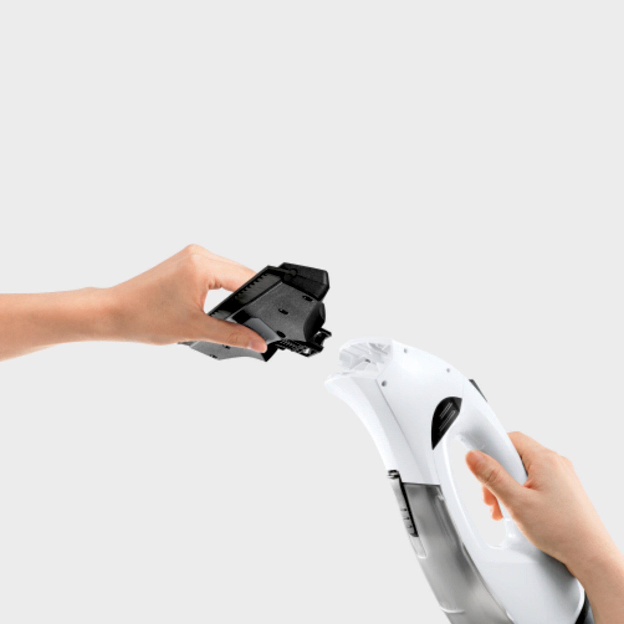 KÄRCHER WV 2 Plus weiß - wechselbare Saugdüsepassen das Gerät flexibel an KÄRCHER WV 2 Plus weiß - durchdachte Details für maximalen Komfort